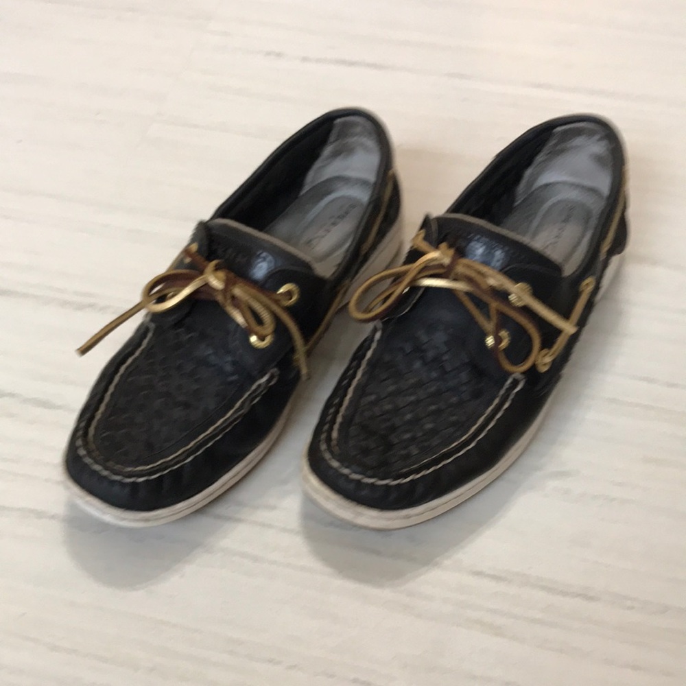 Sperry black loafer size 7